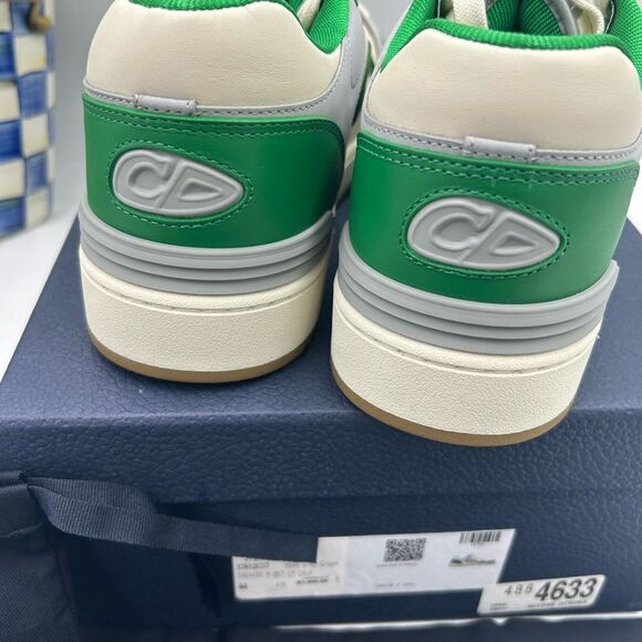 Men's Dior B 57 dribble low top leather sneakers size 44 made in Italy - Picture 8 of 15